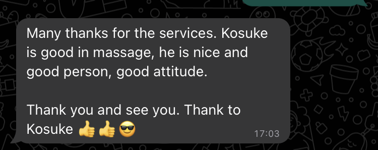 KOSUKE REVIEW / One day in Oct