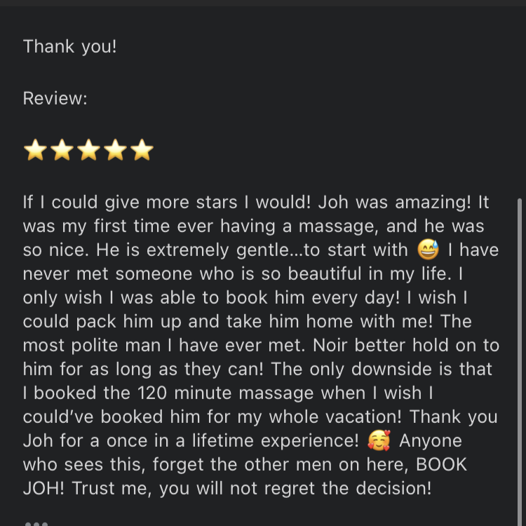 Joh five star review